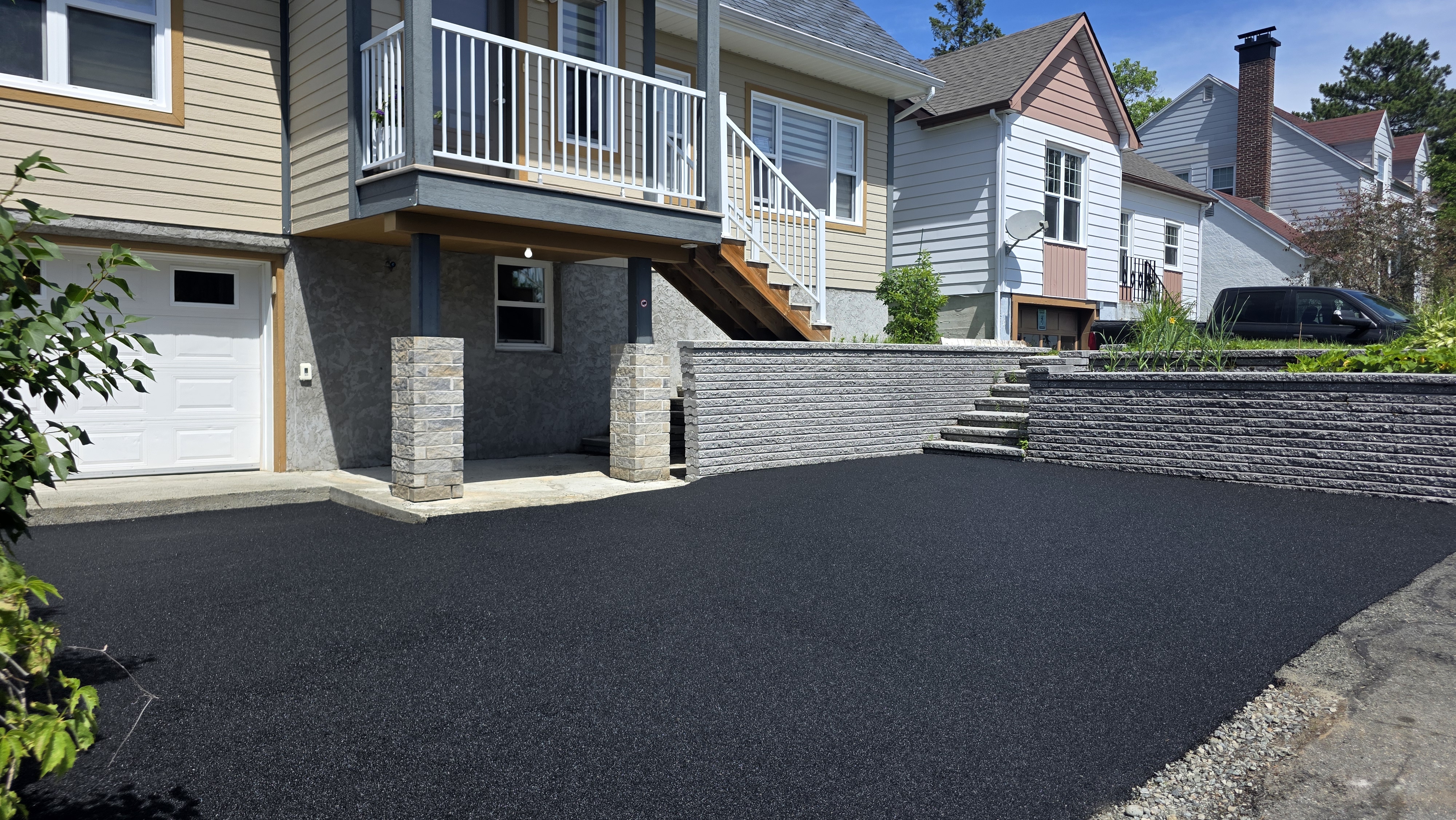 Stationnement en écopavage — Écosurface Abitibi